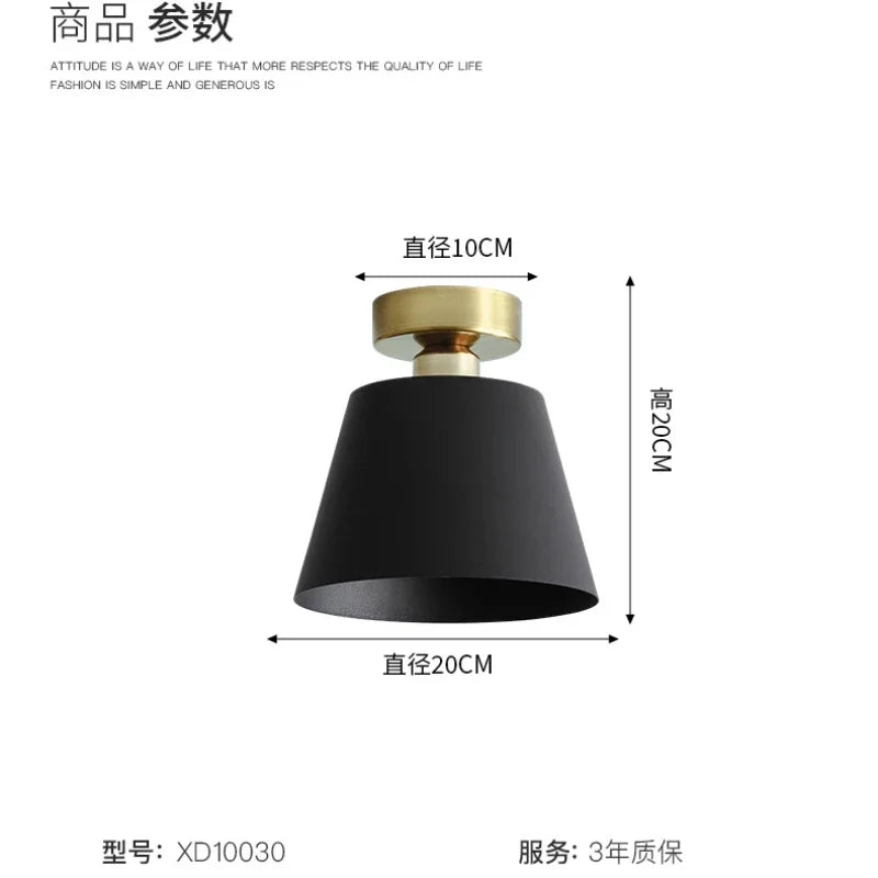北欧 ガラス シーリングライト E27 LED対応 モダン レトロ ゴールド 天井照明 玄関 廊下 トイレ 洗面所 寝室 キッチン リビング 照明 Aethel Japan