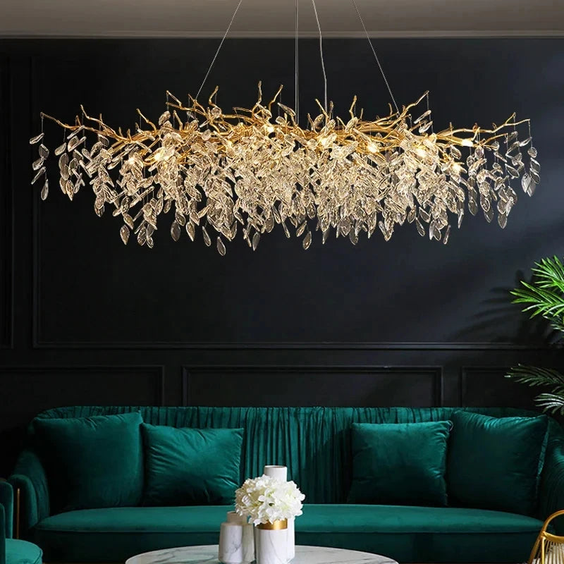 Luxury Gold Crystal Chandelier - 高級クリスタルシャンデリア