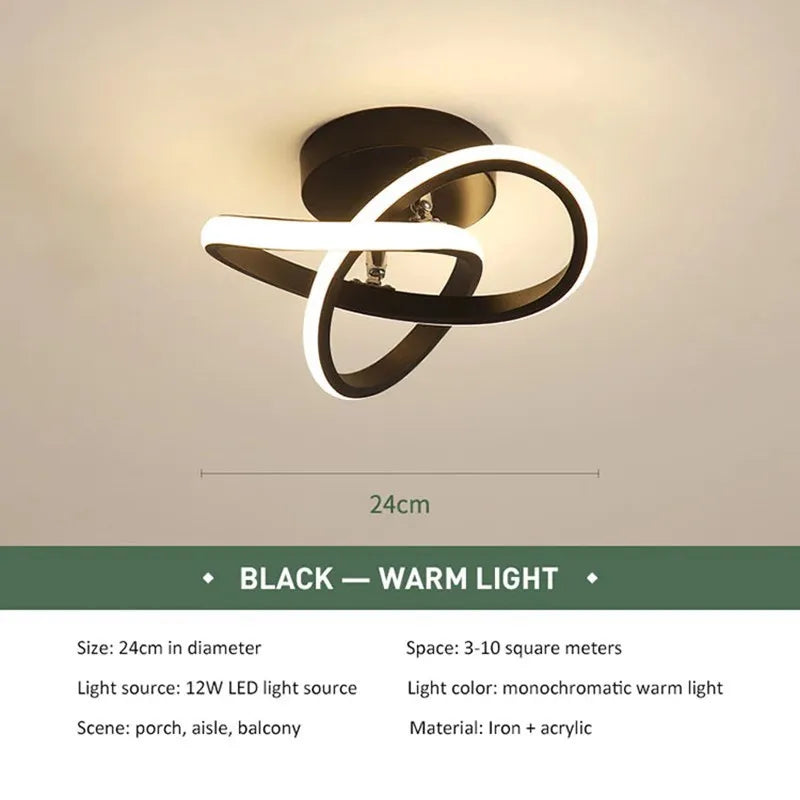 北欧モダン LEDラインシーリングライト スリム天井照明 アルミ製 ブラック 玄関 廊下 階段 バルコニー キッチン リビング 寝室 PSE対応 Aethel Japan